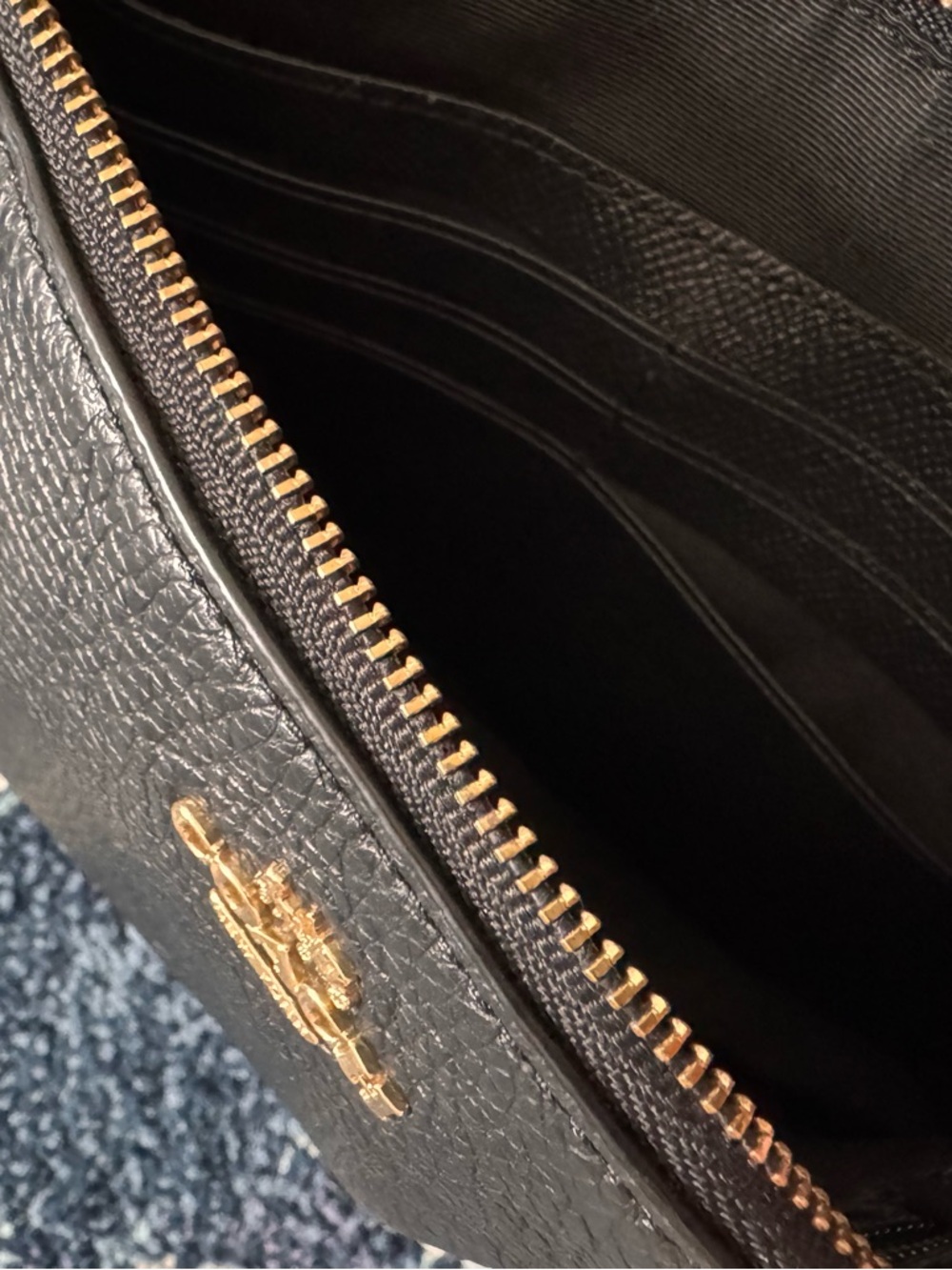 Coach Large Pebbled Wristlet - Picture 10 of 16